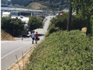 Existing Conditions: Two Children Walking on Washington Street Existing Conditions: Two Children Walking on Washington Street